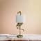 Hello Honey® 32" Gold Finish Resin Flamingo Table Lamp with Linen Shade